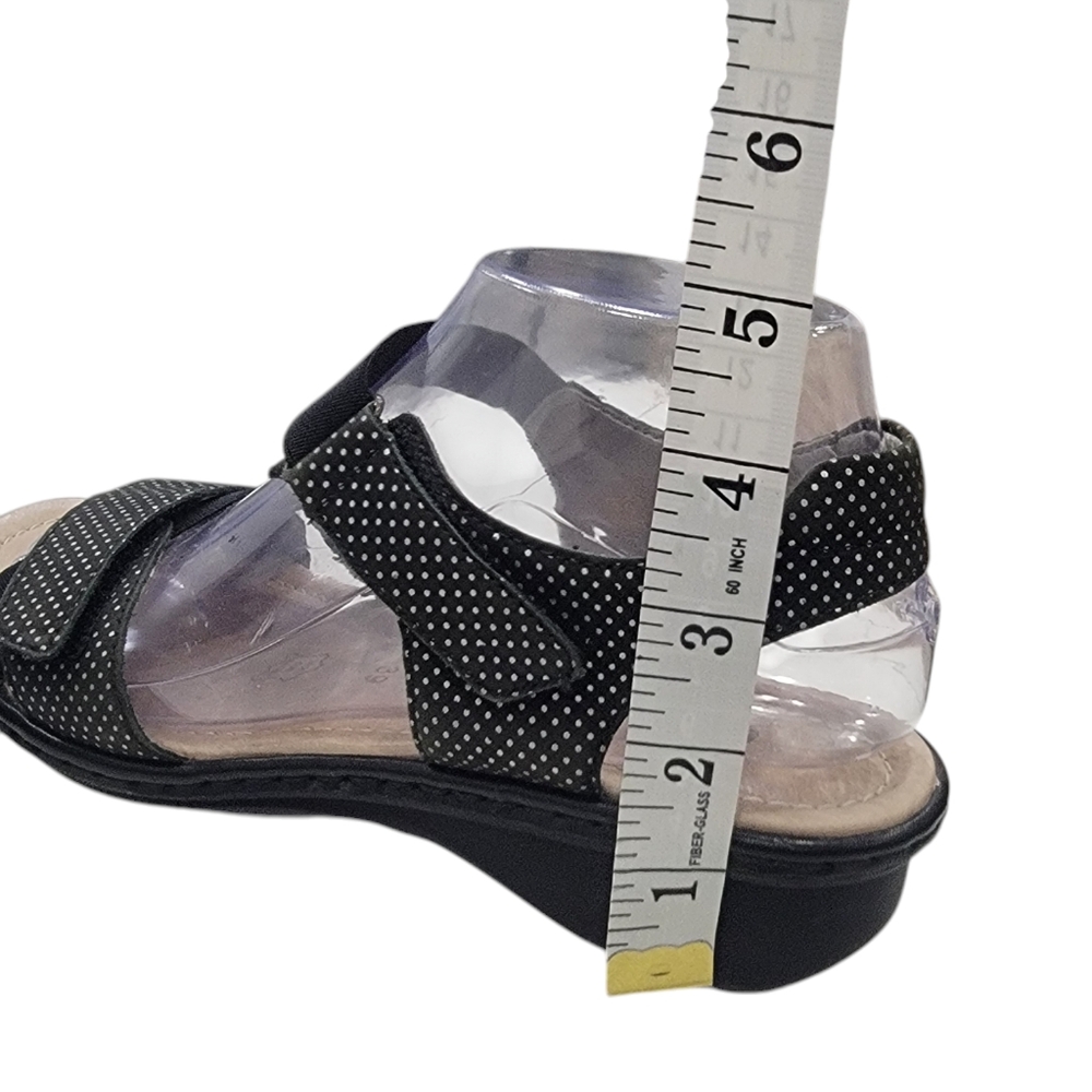 Remonte Black White Dot Comfort Sandals Strappy Cushioned Women’s Size 8… - Picture 14 of 16
